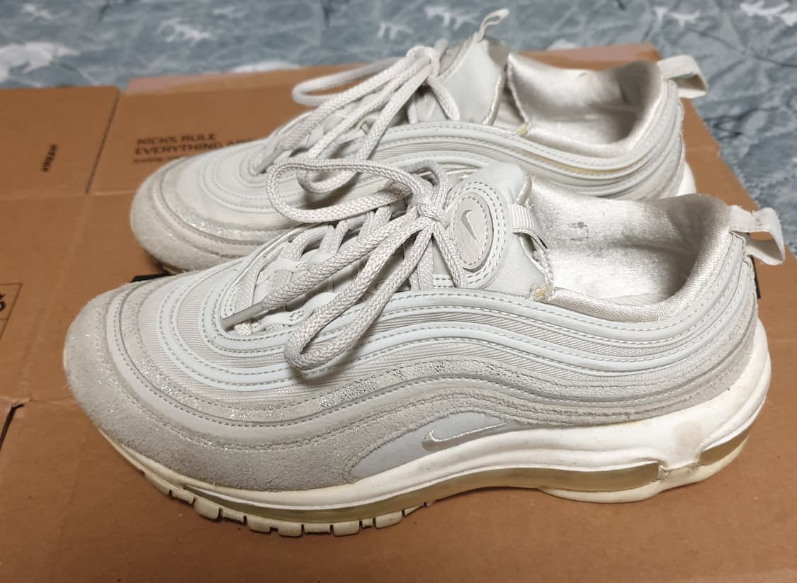 (희귀매물) 나이키 에어맥스97 라이트 본 화이트 (250) 상품이미지3