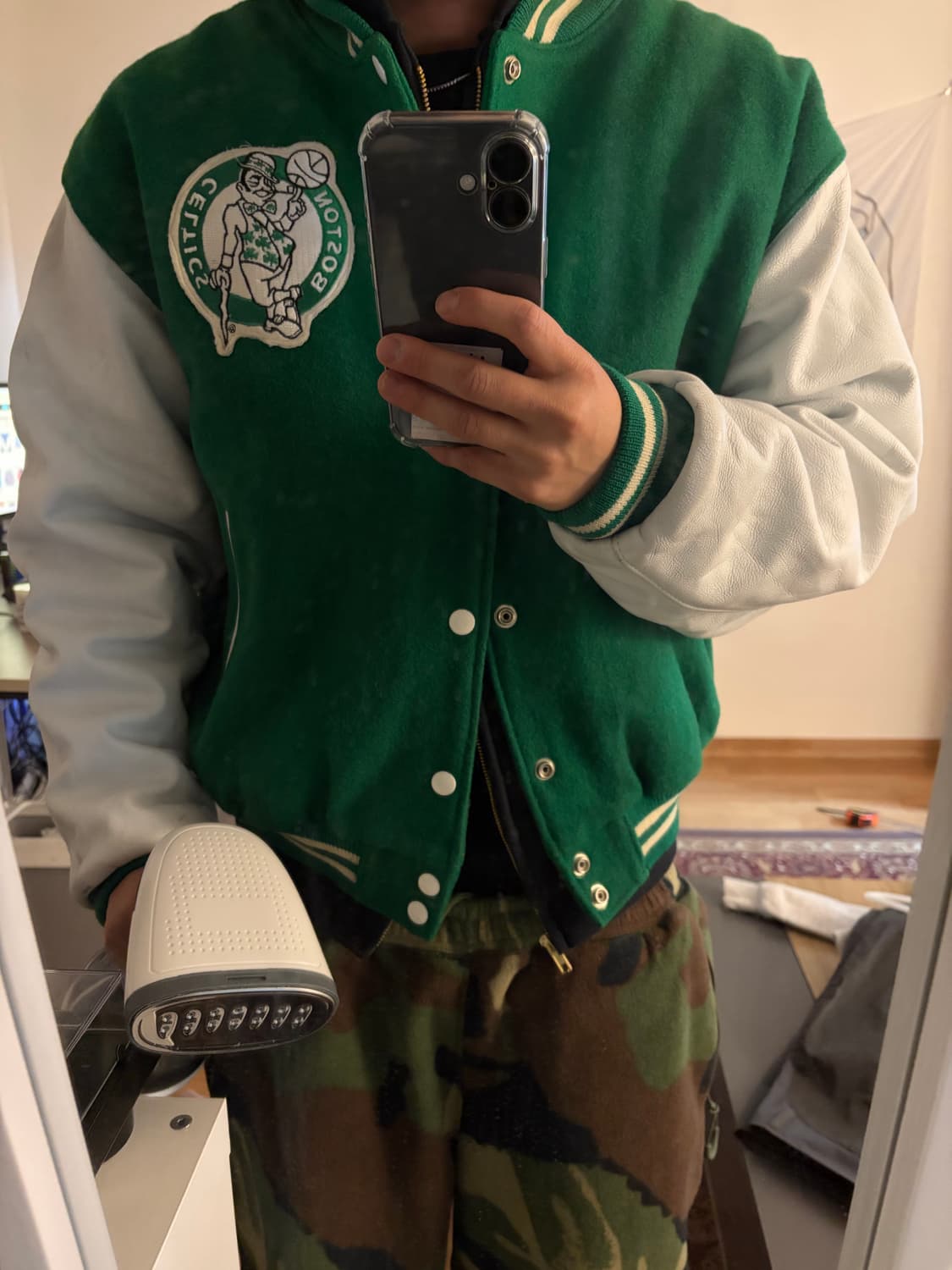 골든베어 바시티 M 보스턴셀틱스 아 걍 내가입을까 자켓 상품이미지5