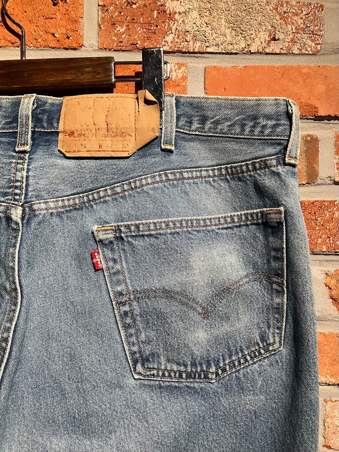 90s USA 빈티지 리바이스 501 데님 팬츠 빅사이즈 상품이미지6