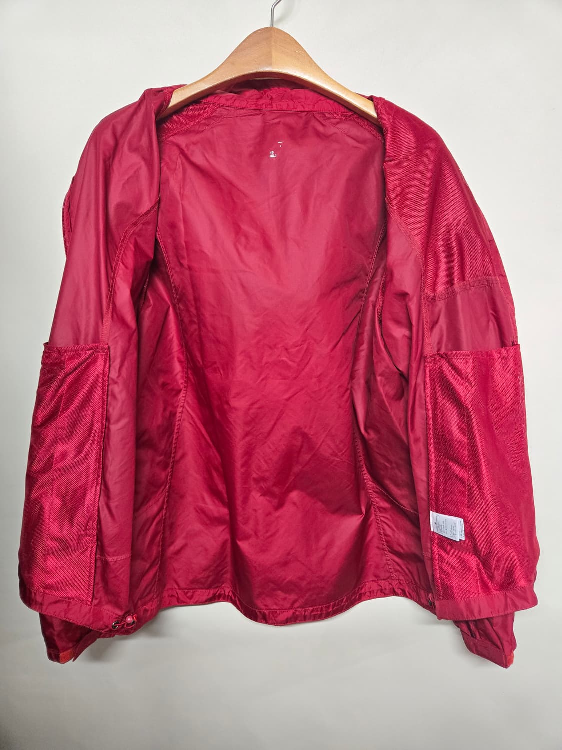 노스페이스 플라이트 후드 바람막이 다크레드105 상품이미지3