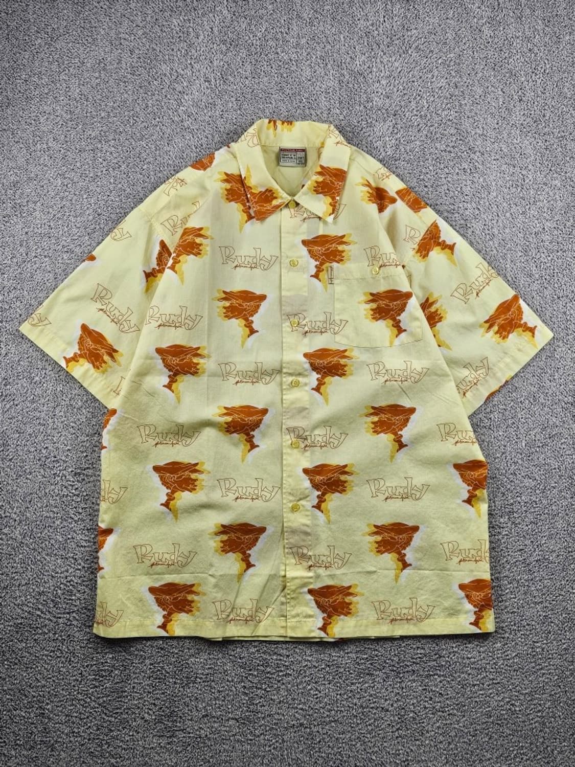 후부 올드스쿨 루디 반팔 셔츠 ( 2XL ) / 12707 상품이미지1
