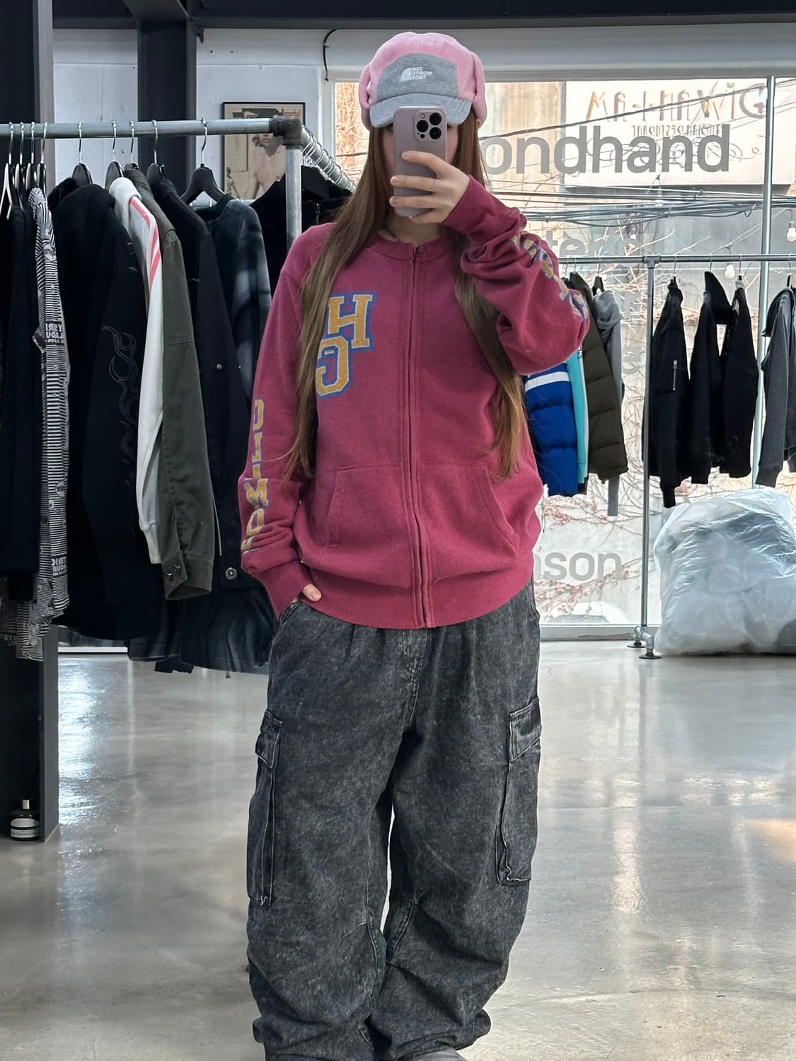 히스테릭글래머 90s 코튼 블루종 집업 상품이미지4