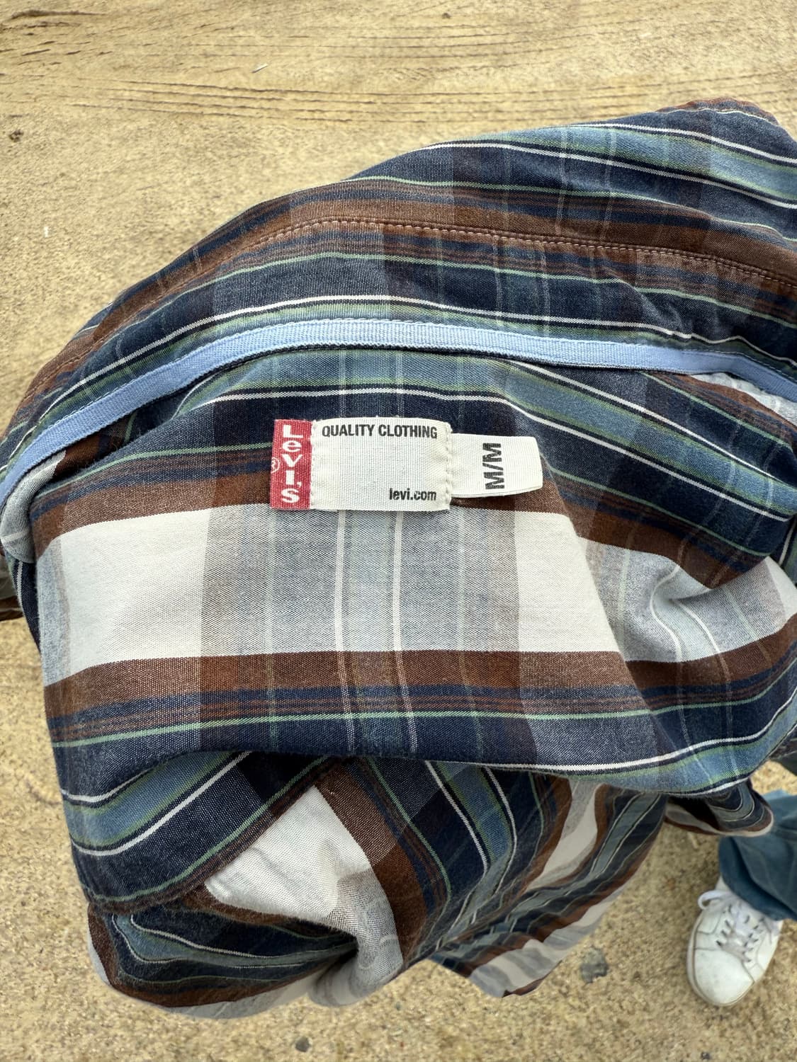 Levis 리바이스 체크 아큐에이터 스티치 포켓 셔츠 상품이미지5