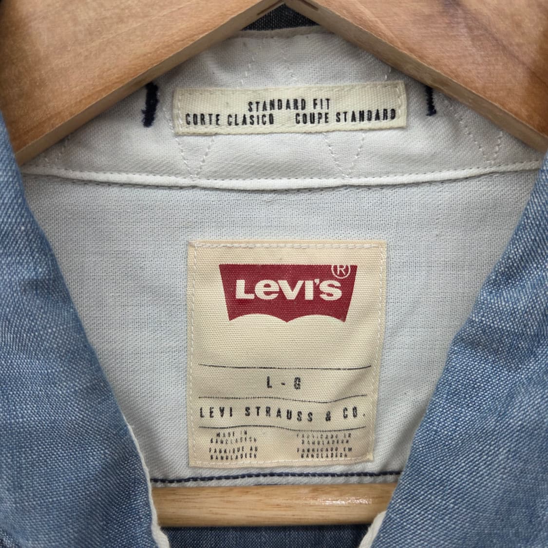 리바이스 데님 셔츠 남방 긴팔 남L 상품이미지5