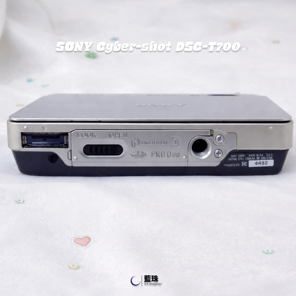 소니 SONY 사이버샷 DSC-T700 빈티지 디카 디지털카메라 골드 상품이미지4