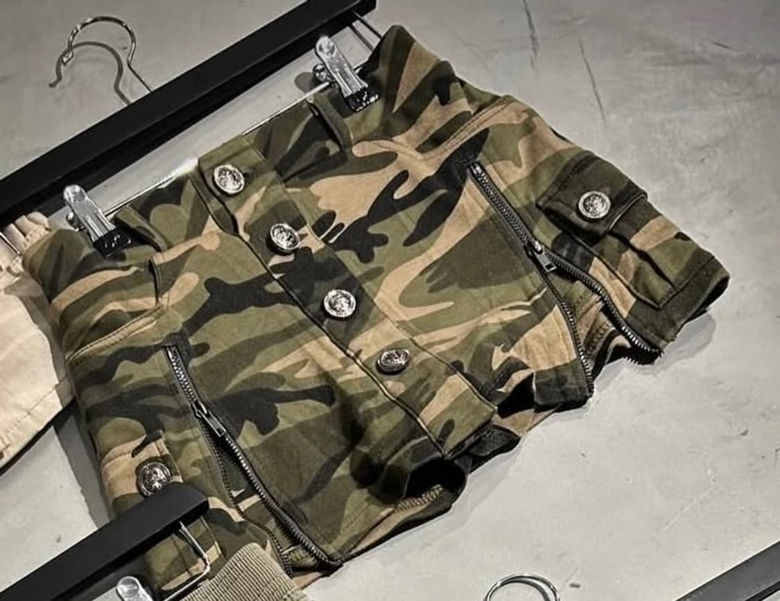 빈티지 대장 카모숏스커트 데스라이즈 상품이미지1