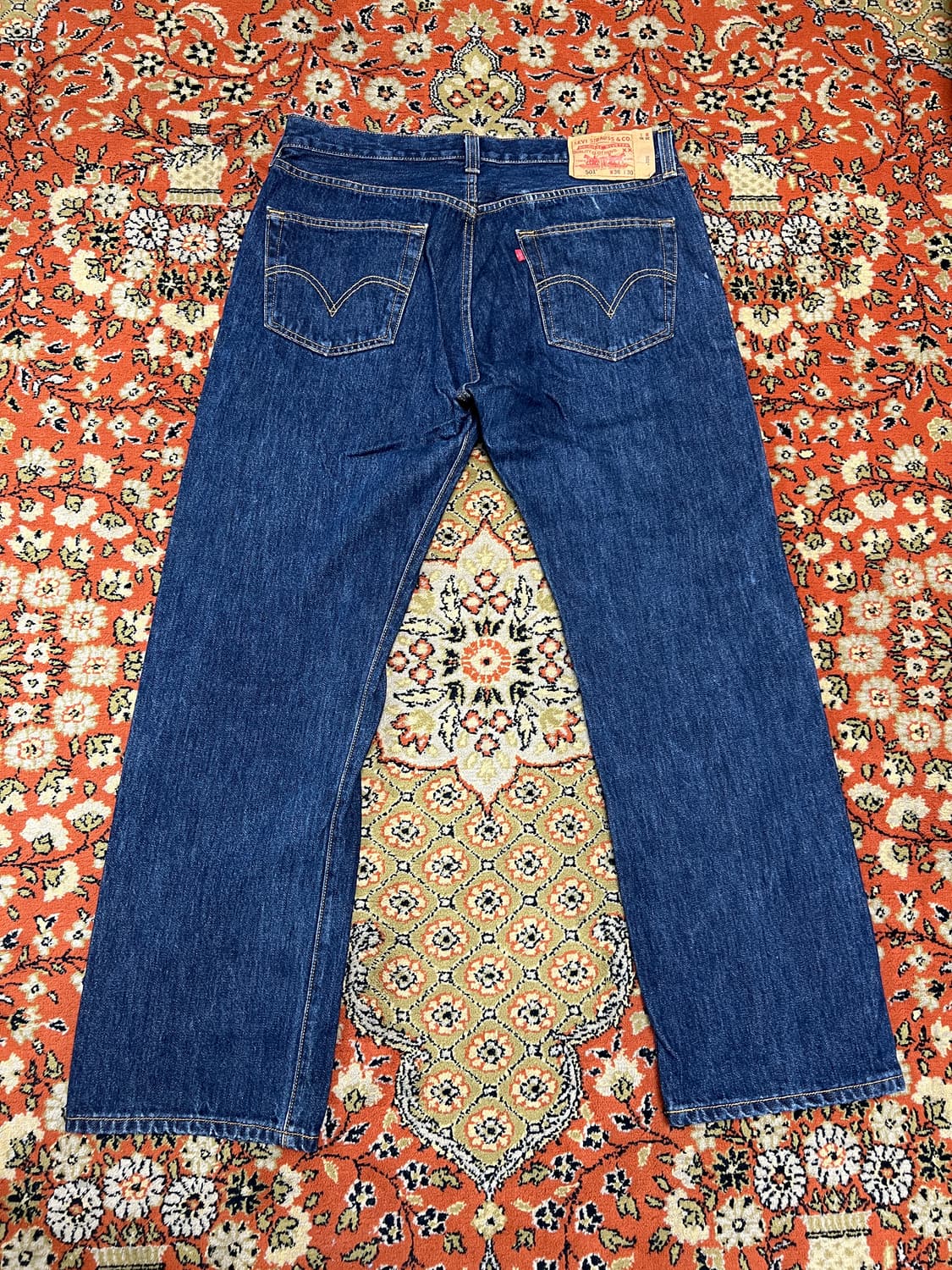 [36] 리바이스 빈티지 501 진청 데님 팬츠 상품이미지2