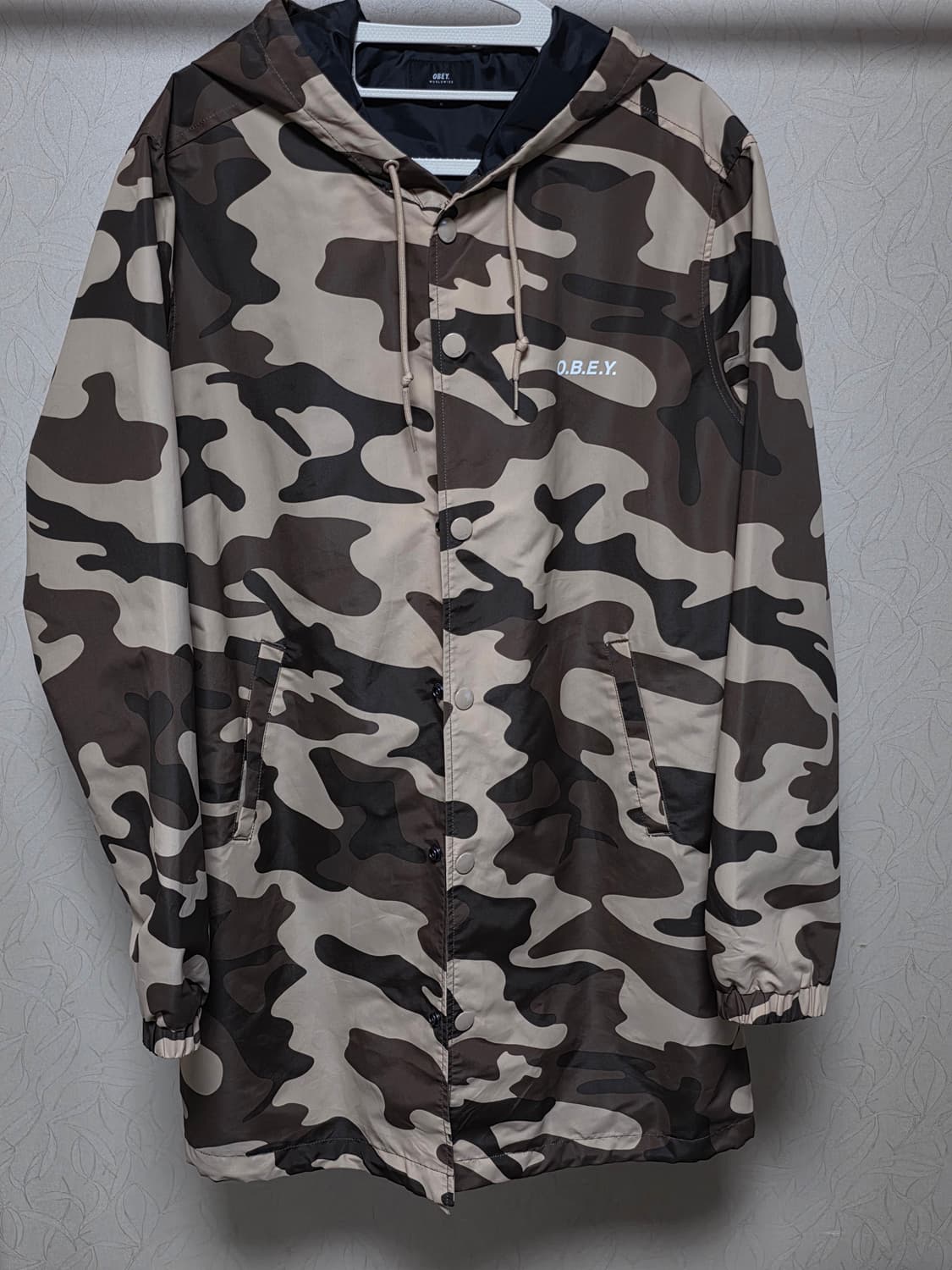 OBEY 오베이 카모 후드 코치 자켓 m  상품이미지1