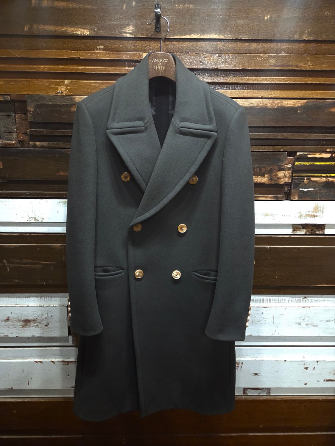 시스템 더블브레스티드코트  상품이미지8