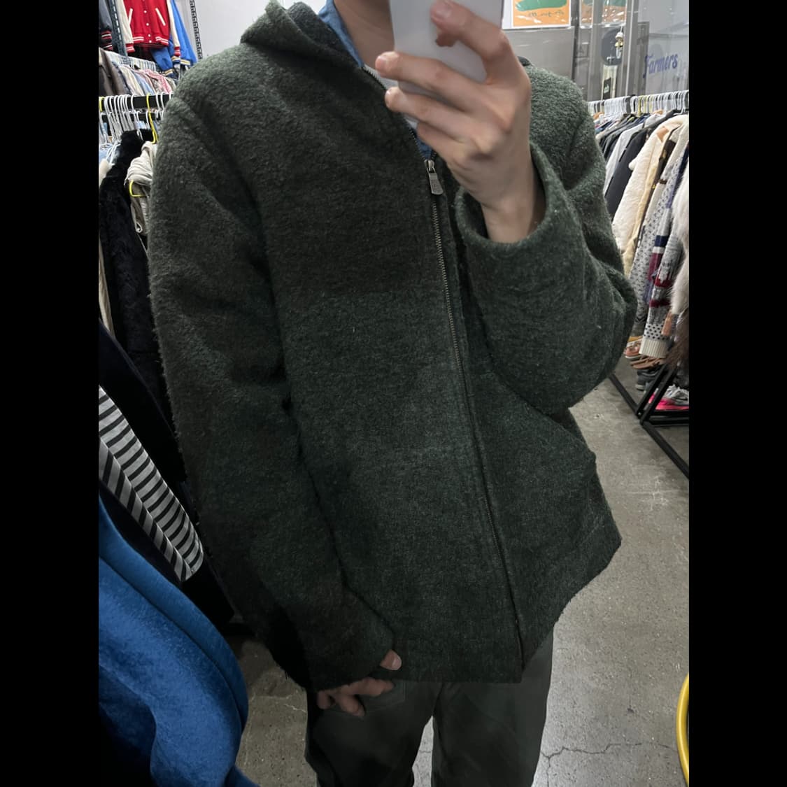 MR JUNKO by 준코 코시노 부클 후디 울자켓 상품이미지2