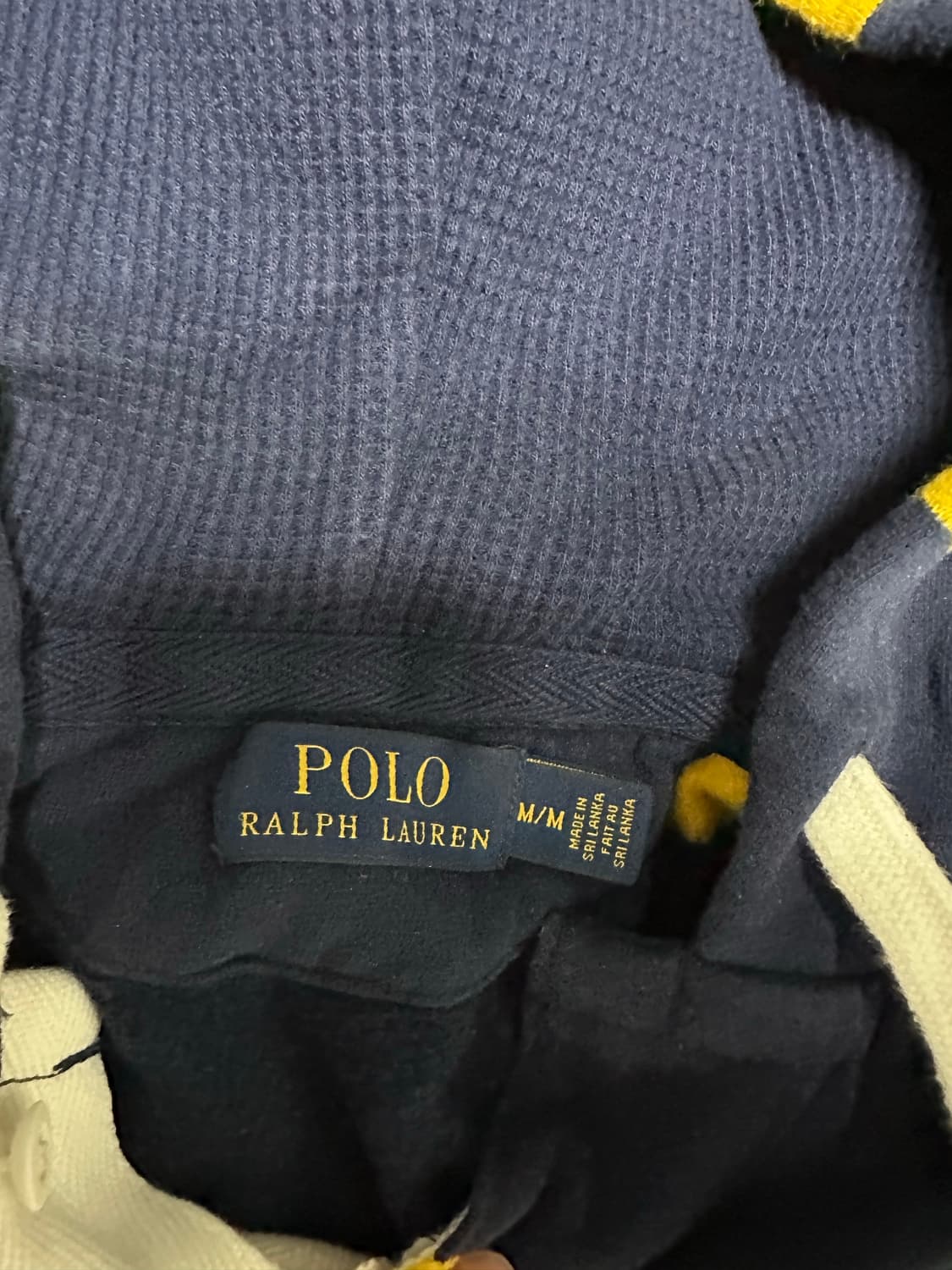 폴로 럭비 스트라이프 후드티 꿀벌 m 상품이미지2