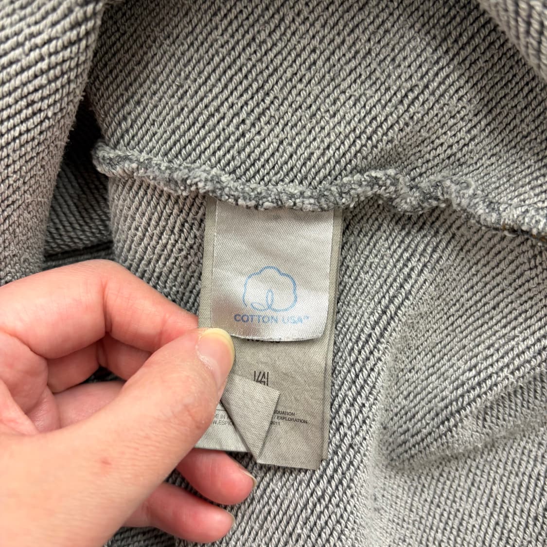 에스피오나지 그레이 맨투맨(L) 상품이미지8