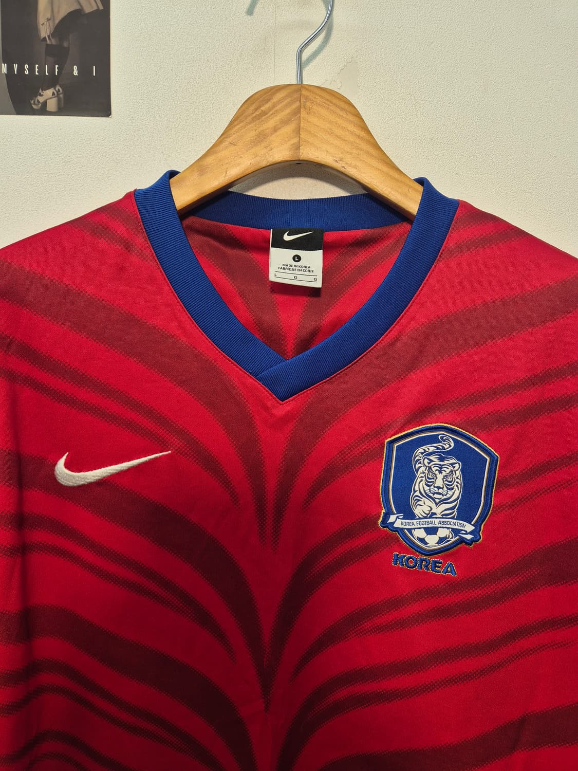 나이키 대한민국 축구 국가대표팀  유니폼 L
사이즈  상품이미지2
