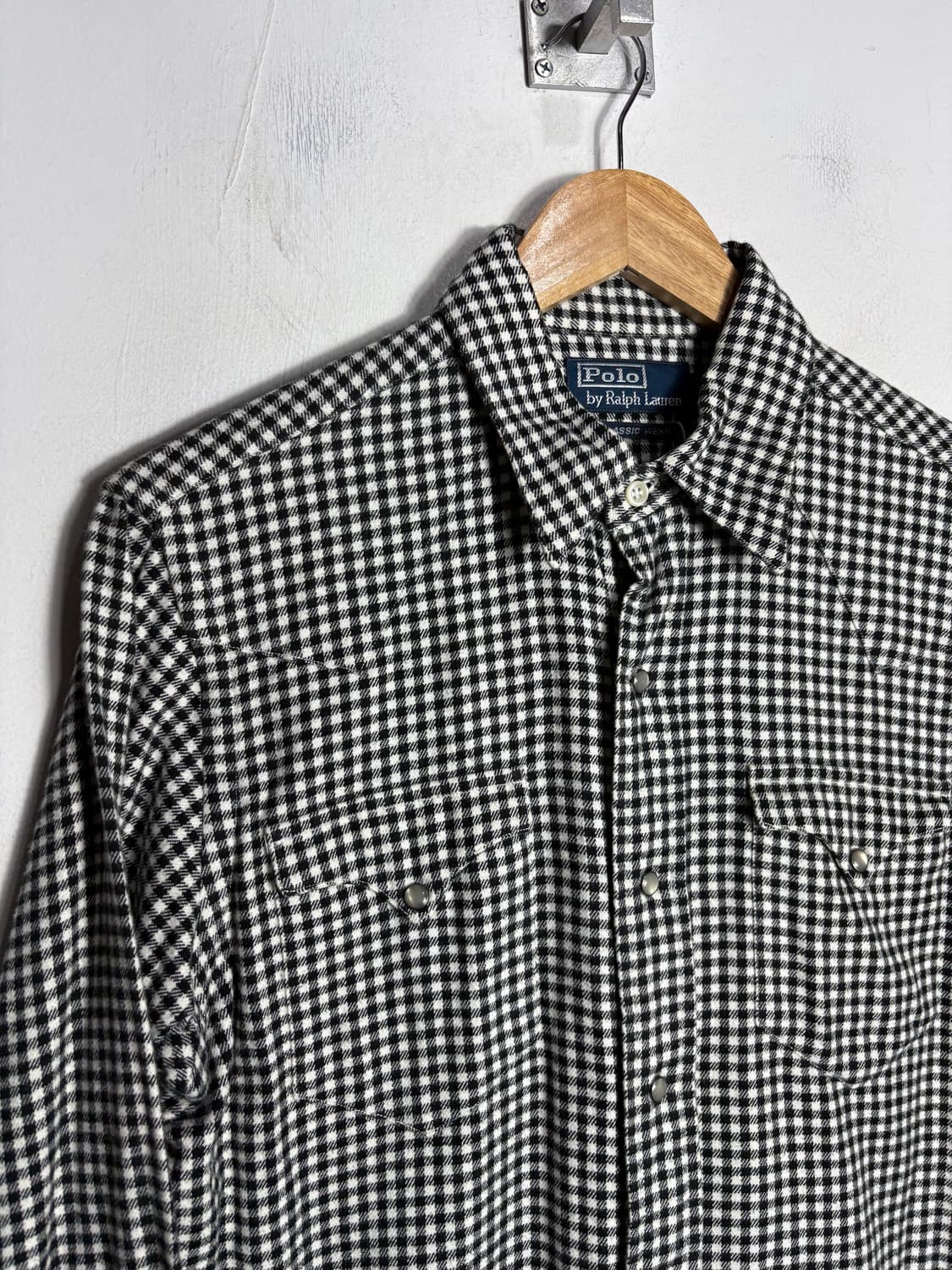 폴로 웨스턴 체크 셔츠 상품이미지3