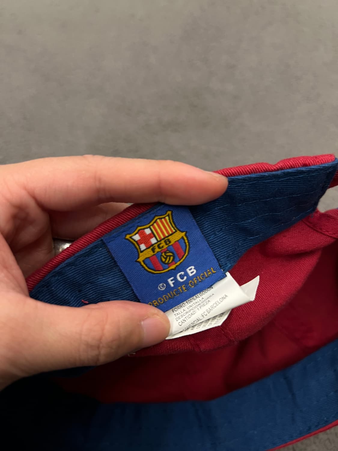 바르셀로나 빈티지 캡 처분  상품이미지2