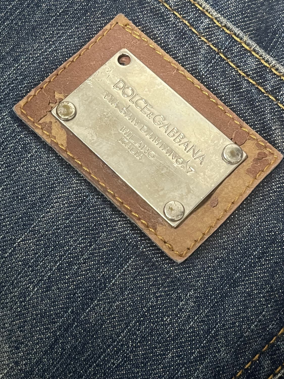 돌체앤가바나 14클래식 플레이트 데님 50 (32-34) 상품이미지1