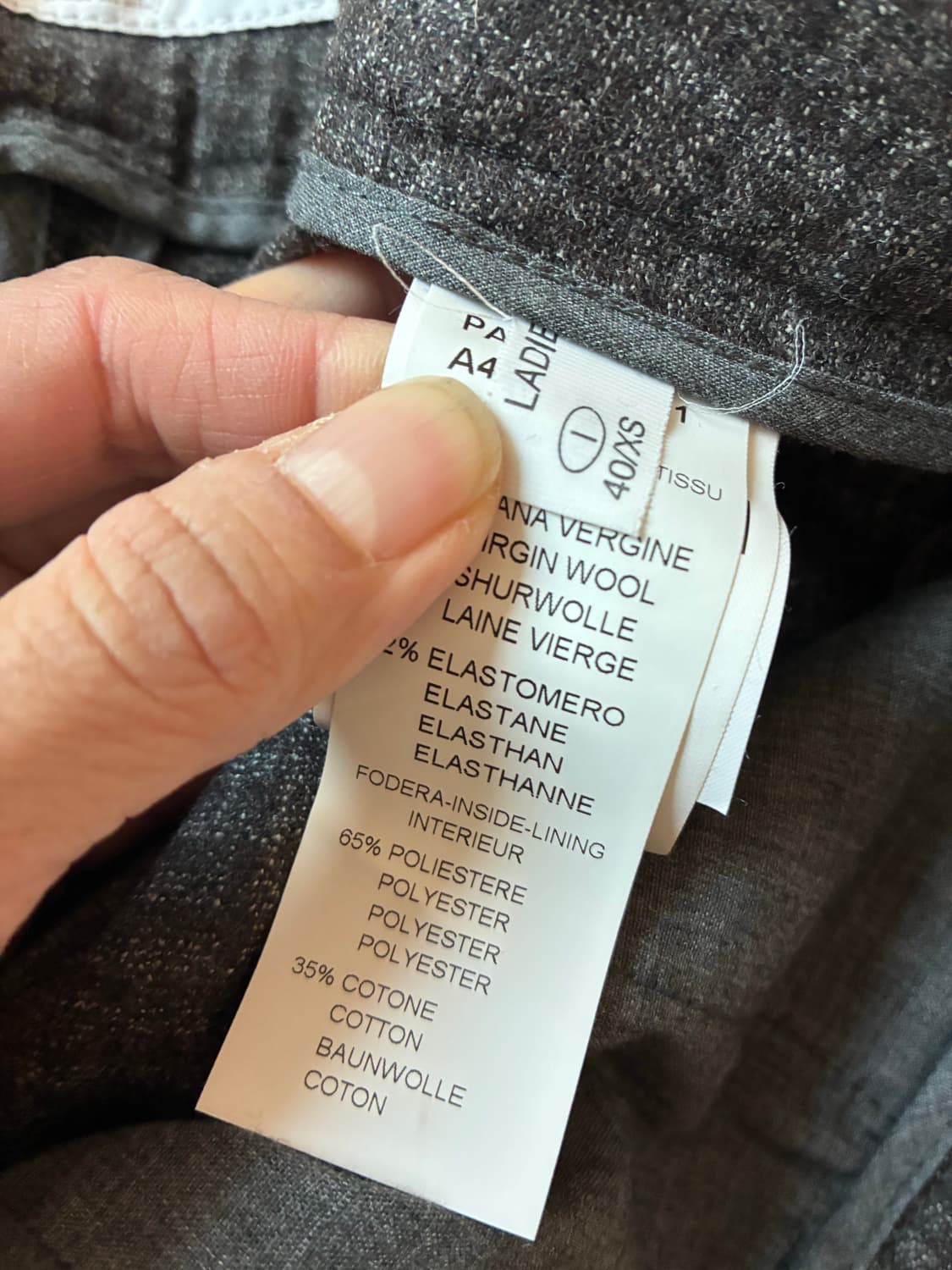 파비아나필리피 회색 트라우저 상품이미지4