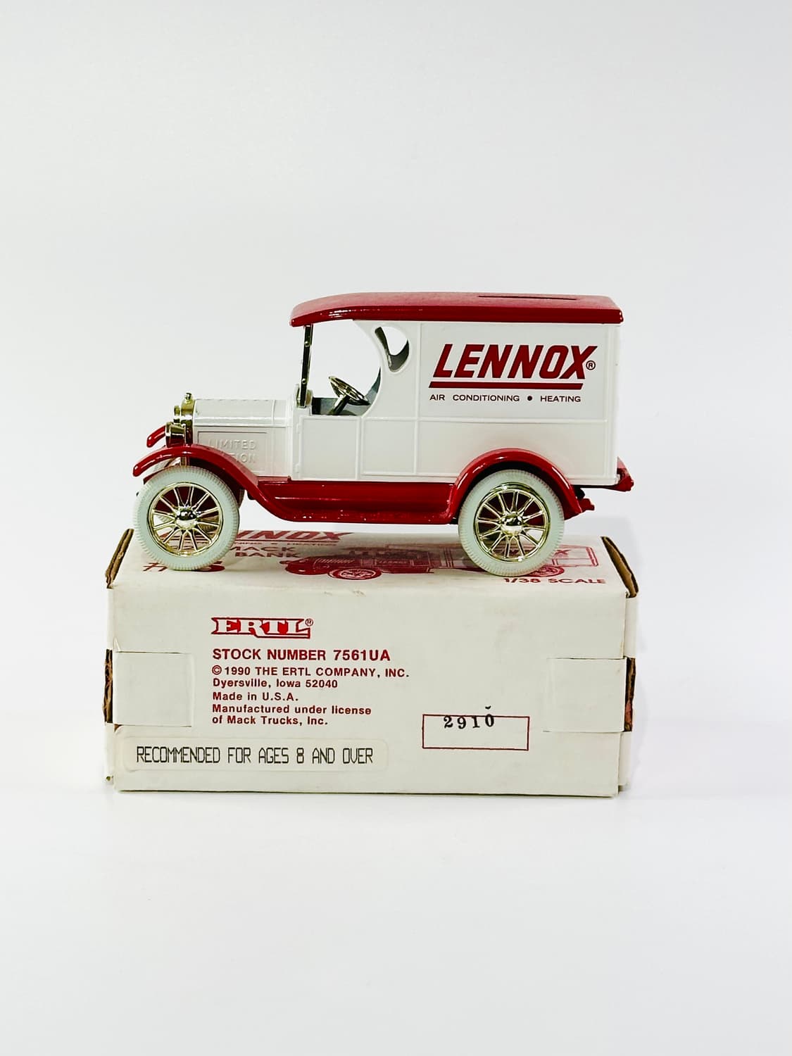 미국 빈티지 ERTL Lennox 1923 쉐보레 딜리버리 밴 저금통 상품이미지6