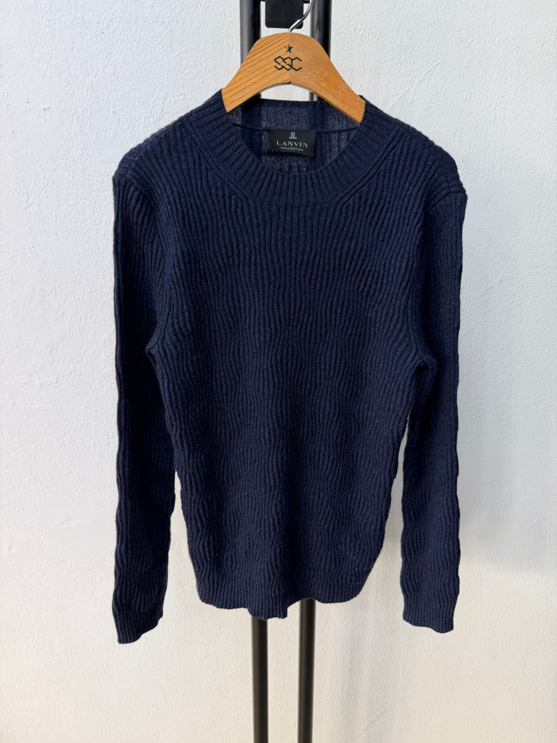 정품) LANVIN 랑방 한섬 넥라인 22ss 니트 90 상품이미지1