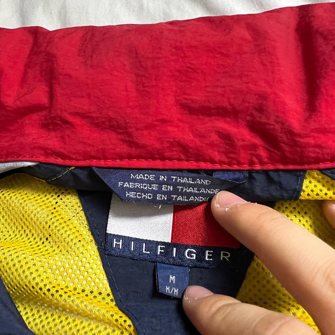 90s 타미힐피거 스펠아웃 바람막이 자켓 상품이미지6