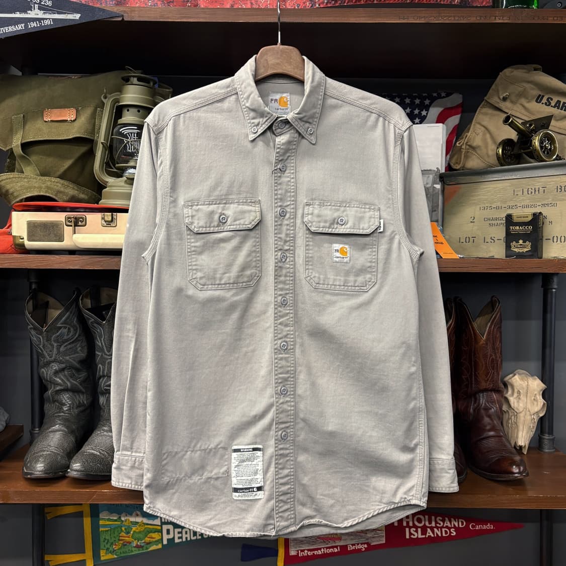 00s 칼하트FR 리얼워크 방염 코튼트윌 워크셔츠 N456 상품이미지1