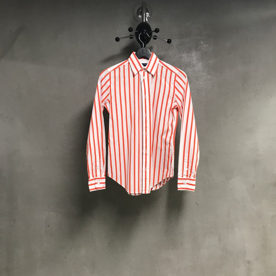 폴로 랄프로렌 스트라이프 셔츠 오렌지 2(W) 상품이미지1