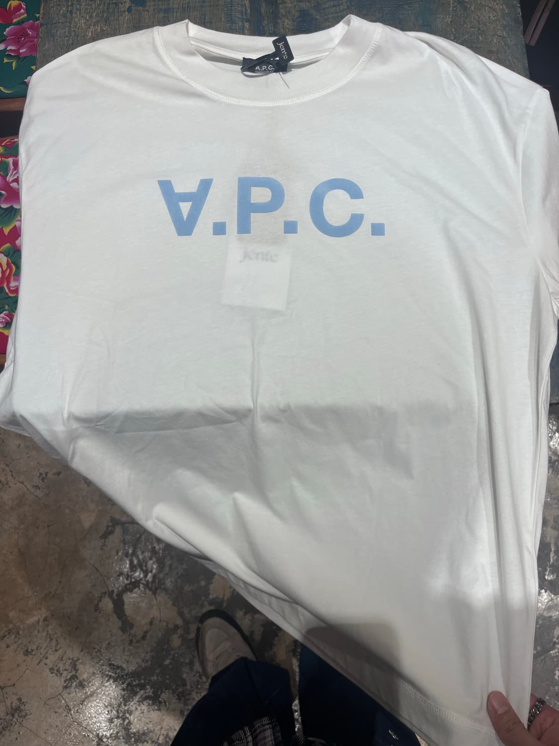 APC grand VPC 티셔츠 블랑 블루 상품이미지1