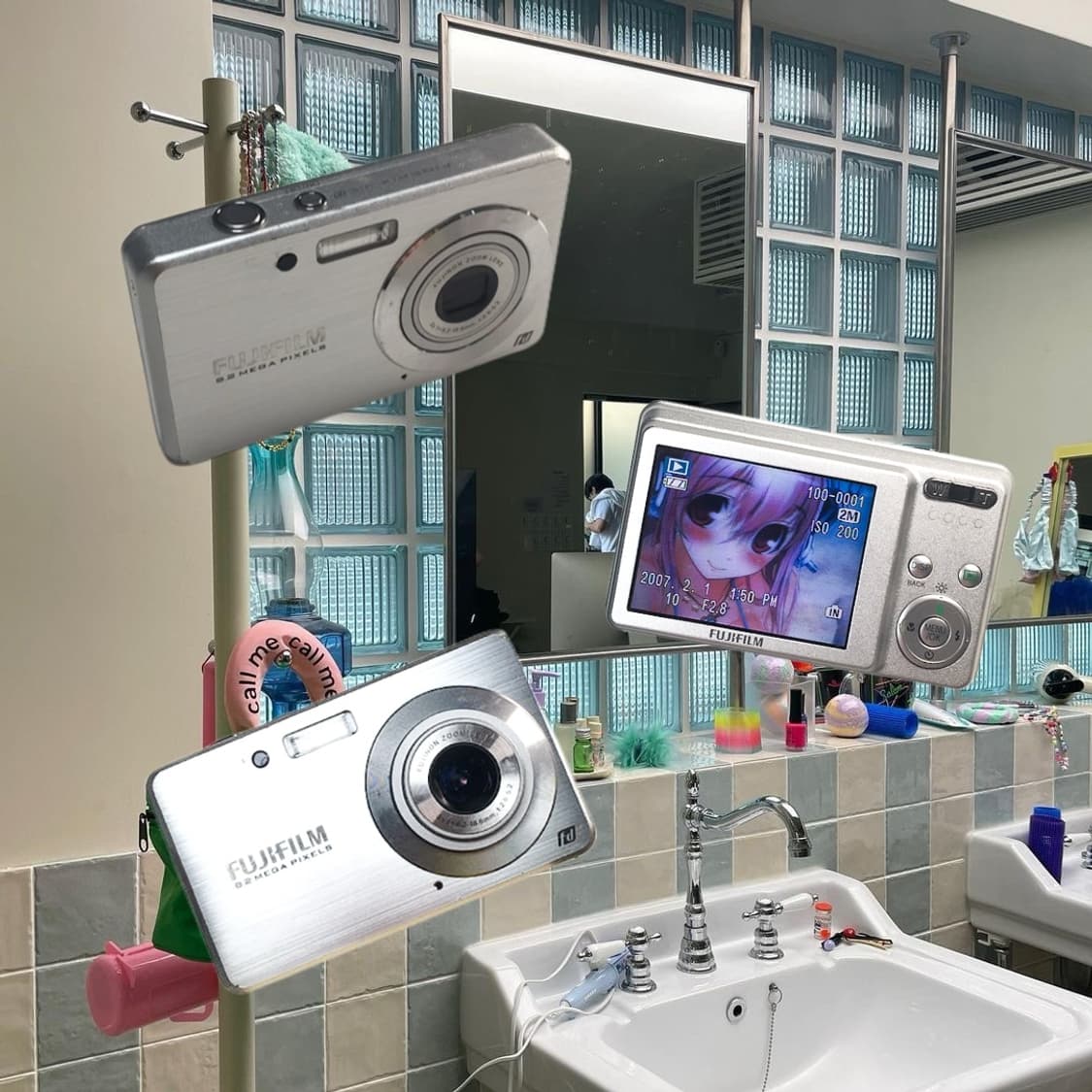 [입문추천템] Fujifilm Finepix J15FD 실버 빈티지디카 상품이미지1