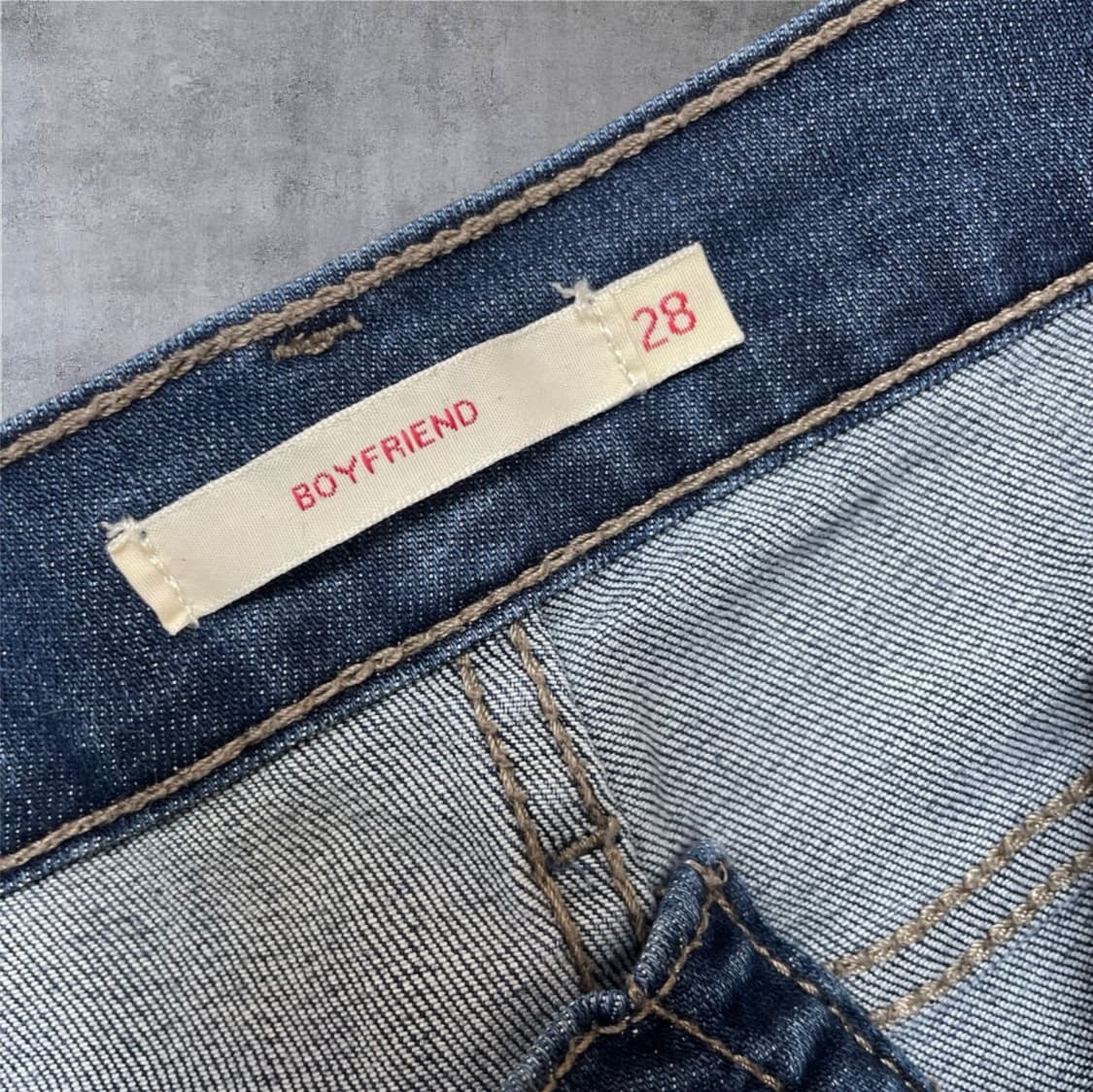 리바이스 중청 프리미엄 빅E 보이프렌드핏 데님팬츠 28 상품이미지4