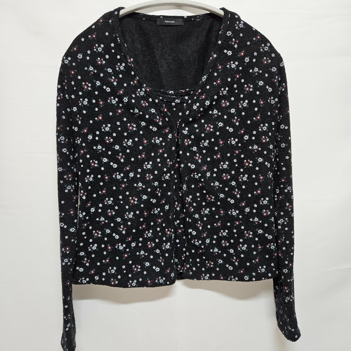 F 폴리수엠 플라워 패턴 가디건 상품이미지1