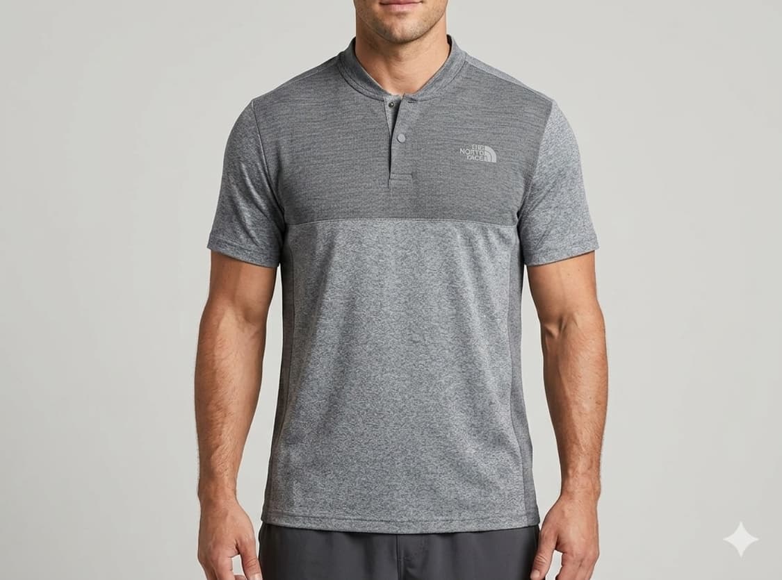 [100]노스페이스 기능성 헨리넥 티셔츠 상품이미지1