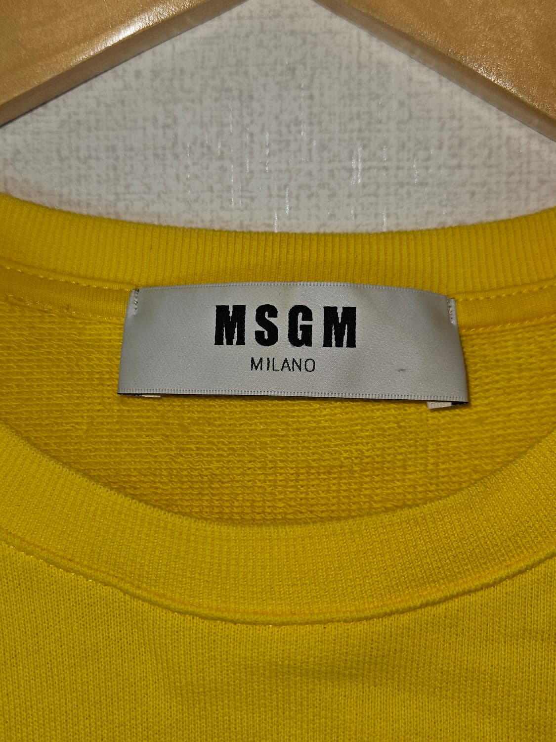 MSGM 엠에스지엠 경량 맨투맨 스웻셔츠 테리 XS (백화점 정품) 상품이미지3