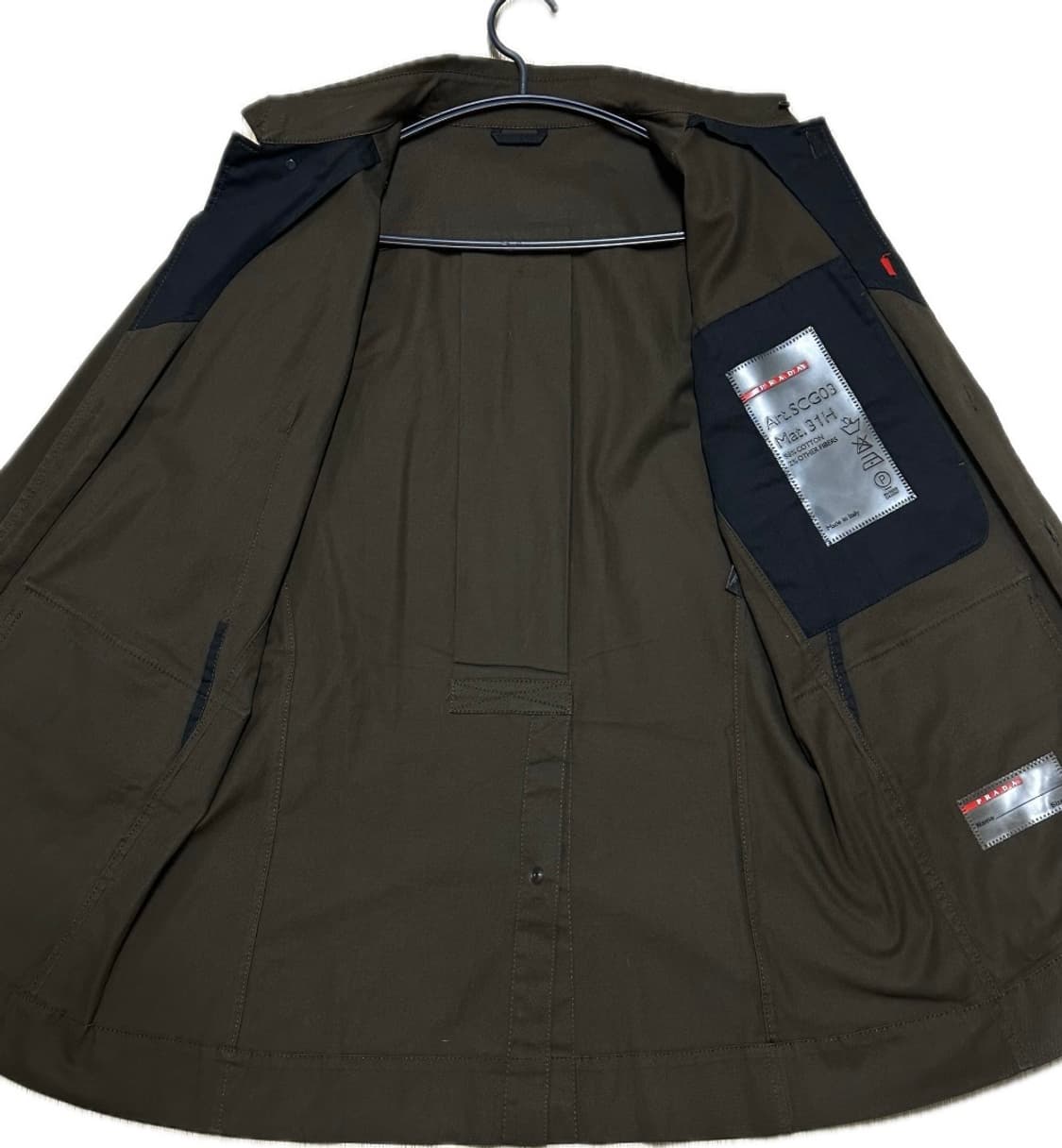 프라다 코튼 필드 자켓 (103 사이즈) 상품이미지7