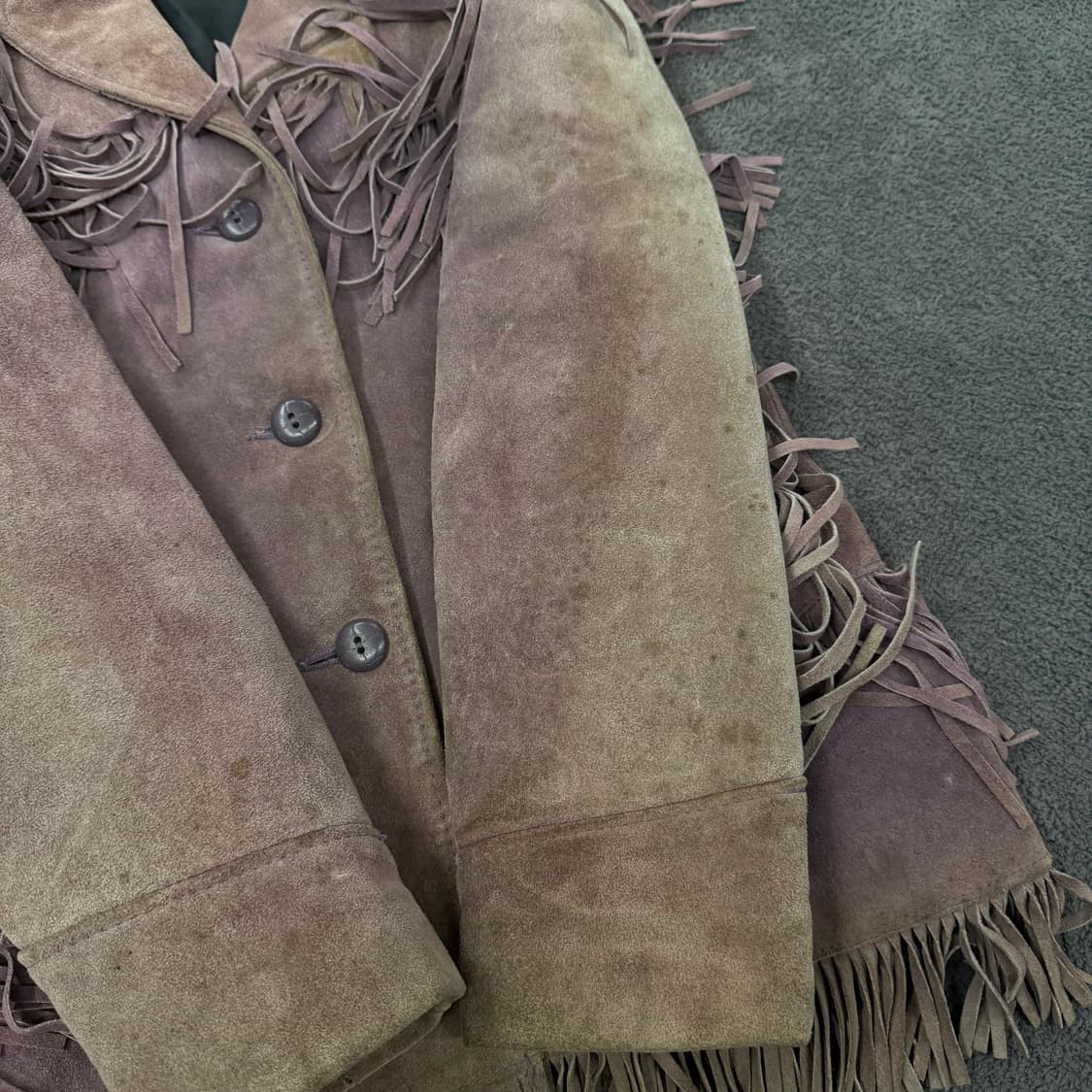 [ 정품 ] Schott 빈티지 스웨이드 웨스턴 프린지 자켓 상품이미지5