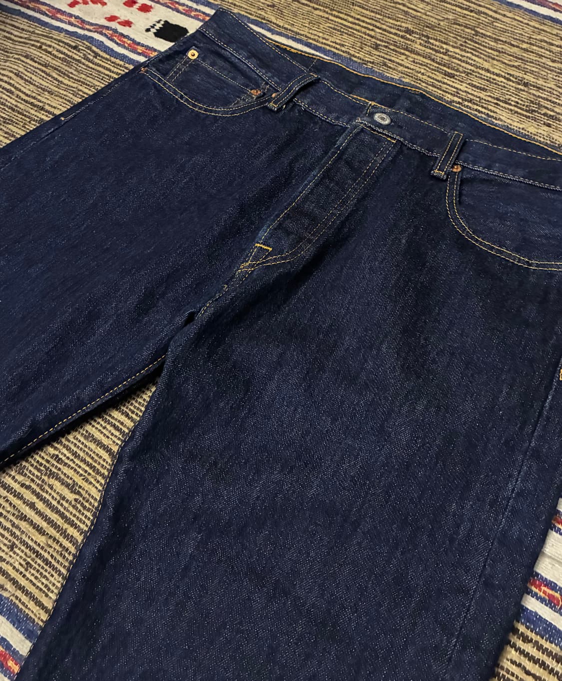 (33~34)Levis 리바이스 501 진청 데님 청바지 스트레이트핏 상품이미지2
