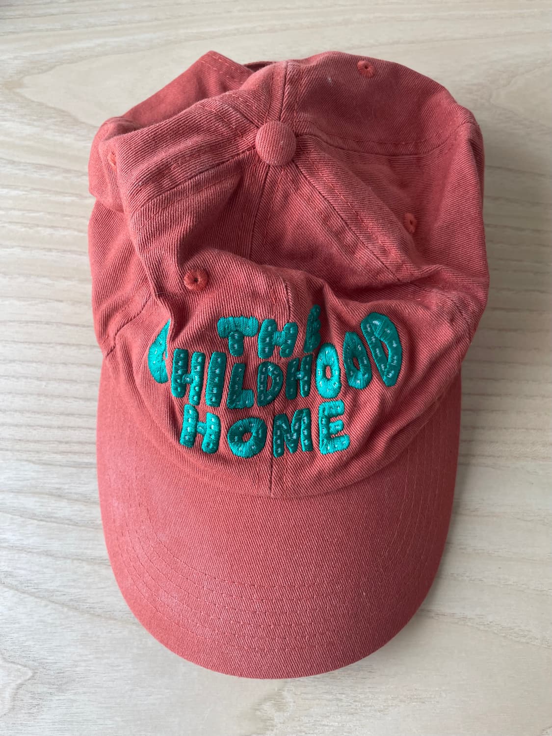 The childhood home 더차일드후드홈 딥오렌지 볼캡 상품이미지1