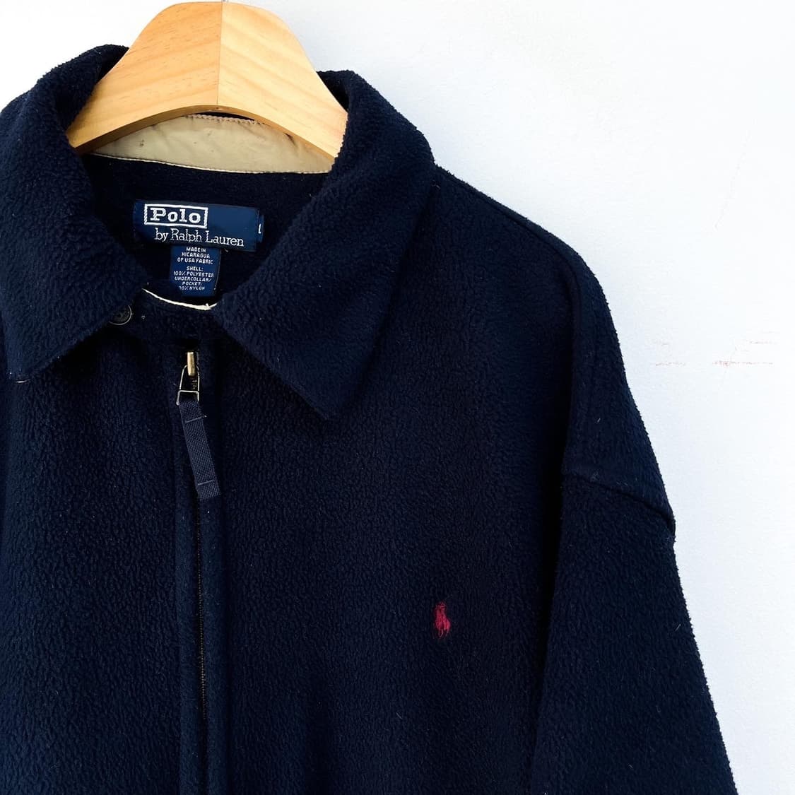 폴로 랄프로렌 기본 포니 네이비 폴라텍 플리스 자켓 상품이미지4