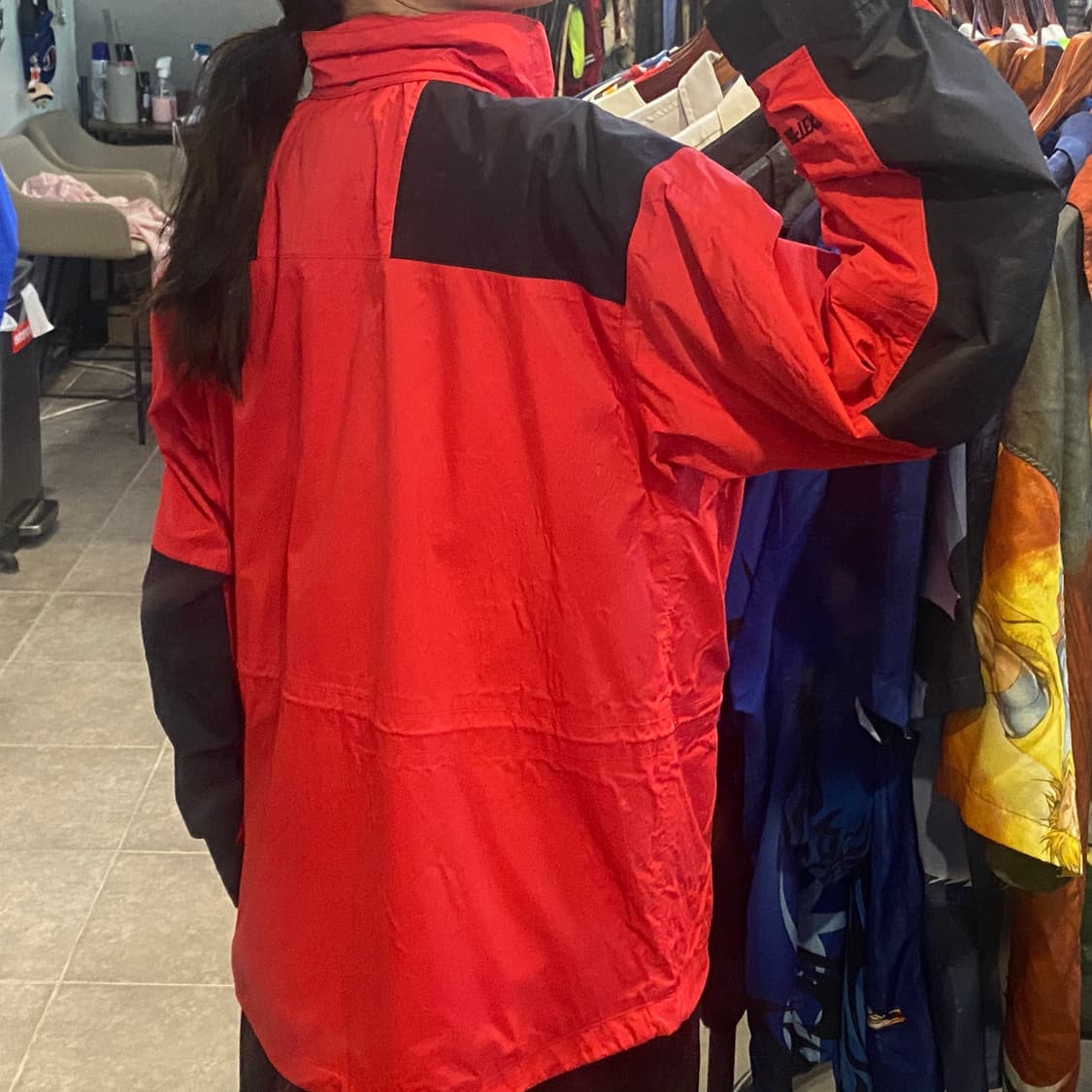 [NO.9] THENORTHFACE 레드 집업 바람막이  상품이미지5