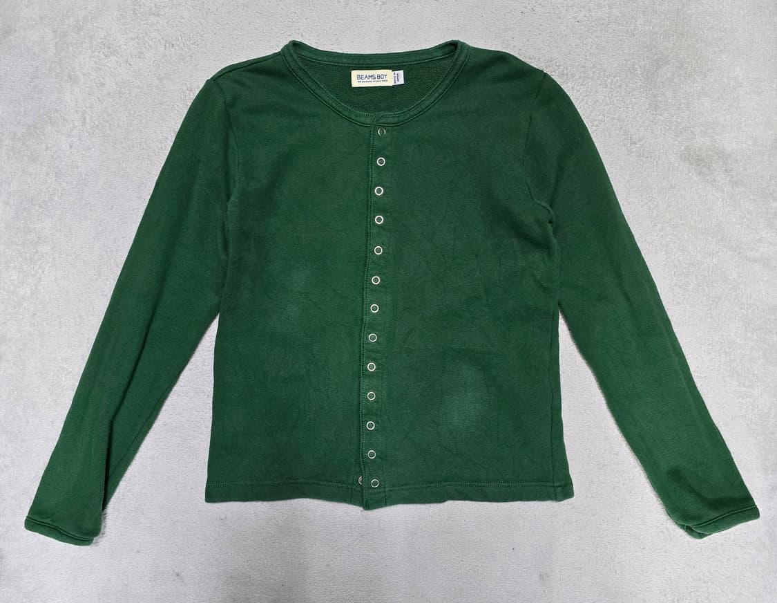 Beamsboy 빔즈보이 헨리넥 스웨트 가디건 상품이미지2