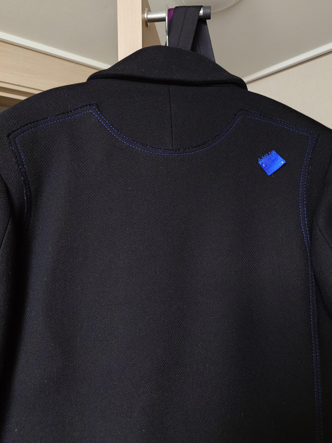 [xs-s] 자라 아더에러 1차 오버사이즈 울 코트 블랙 상품이미지5