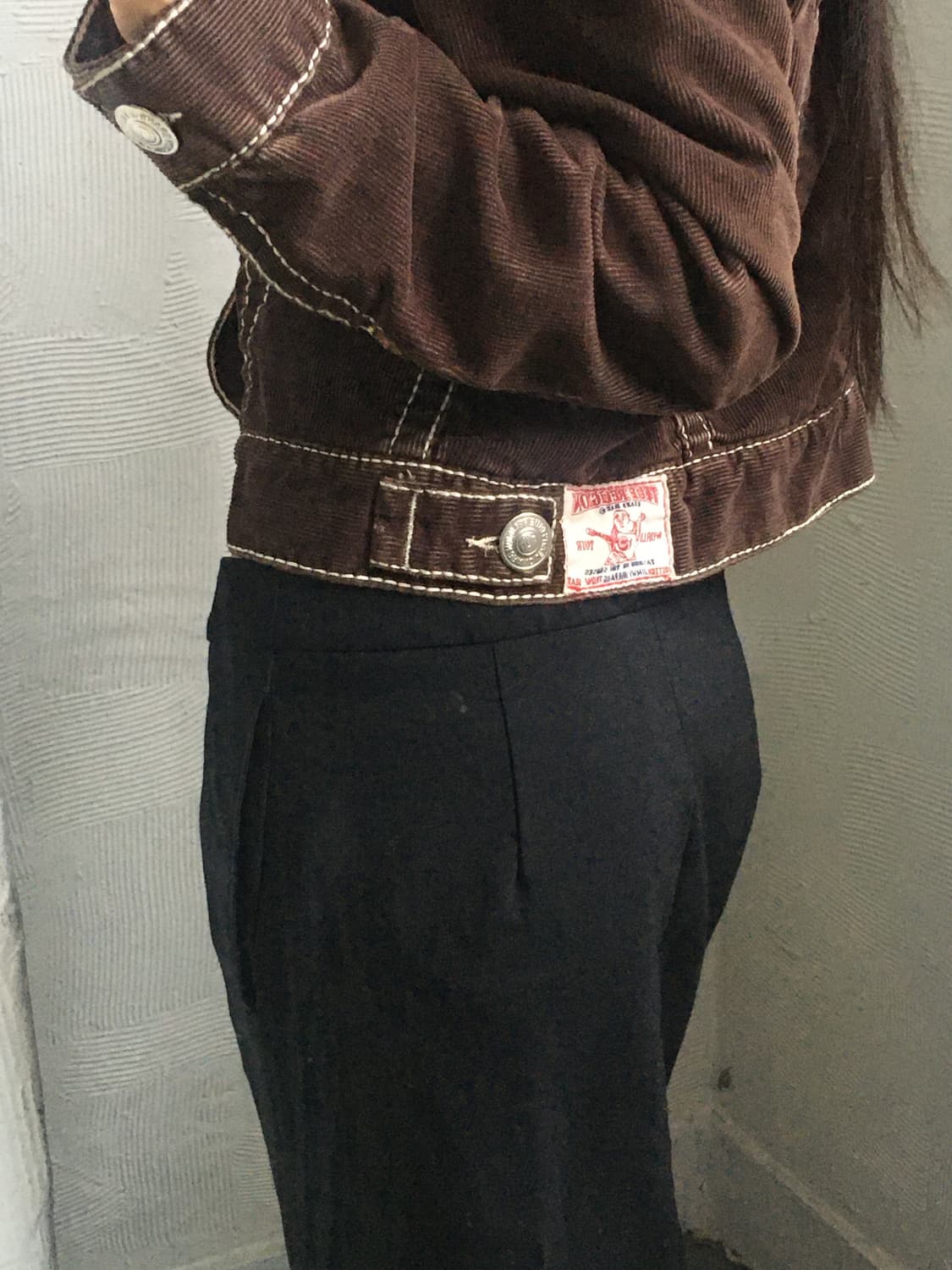 True Religion 트루릴리전 브라운컬러 코듀로이 웨스턴 자켓 상품이미지4