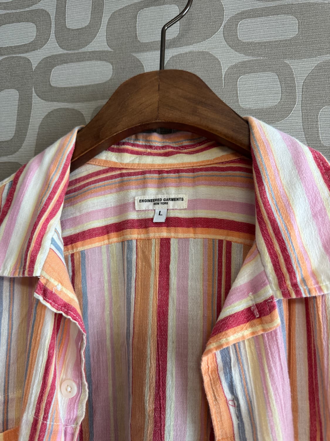 Engineered Garments 엔지니어드 가먼츠 반팔 셔츠 L 상품이미지2
