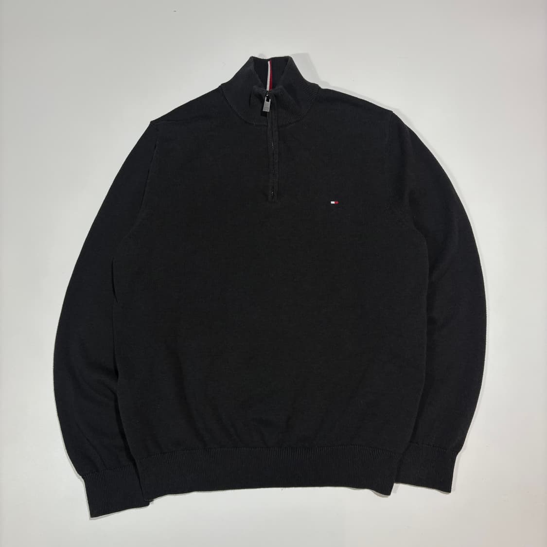 타미힐피거 하프집업 블랙 니트 상품이미지1
