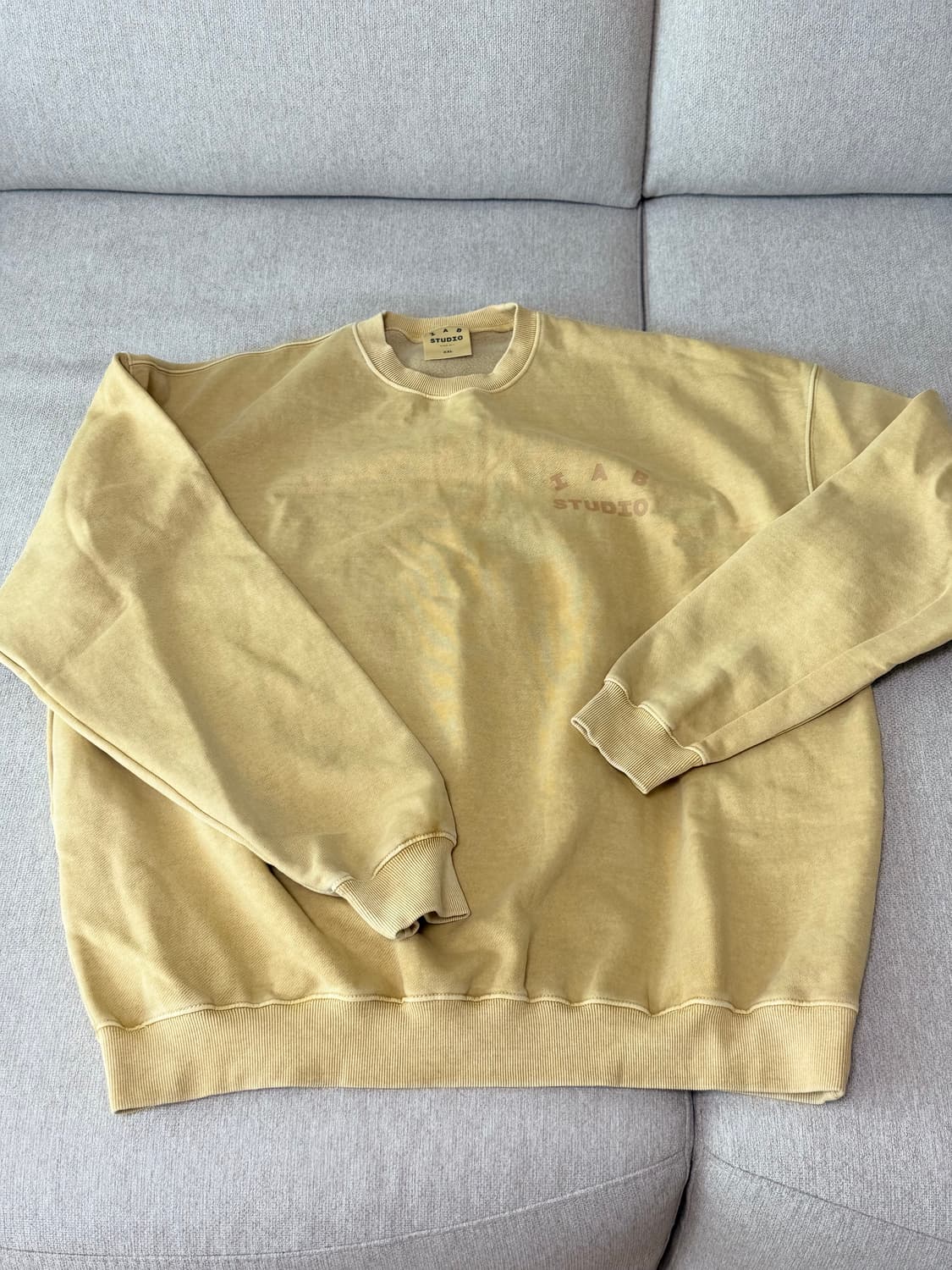 IAB Studio 피그먼트 스웨트셔츠 (실착 1회) 상품이미지3