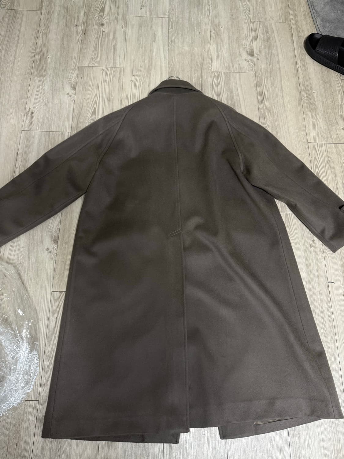 비슬로우 오버사이즈 캐시미어 발마칸코트 더스티브라운 M 상품이미지2