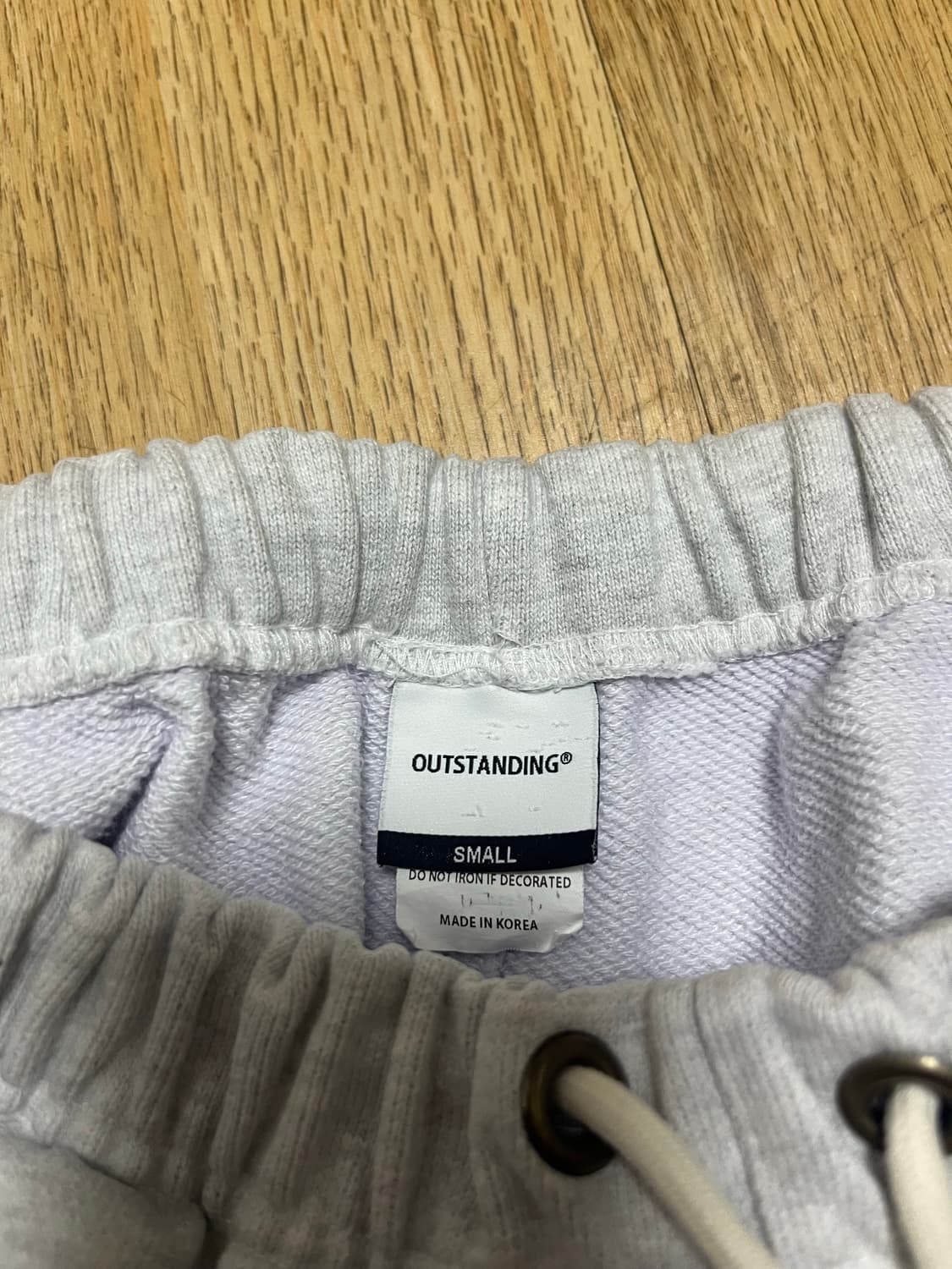 아웃스탠딩 리버스 헤비 스웻팬츠 멜란지 그레이 상품이미지4