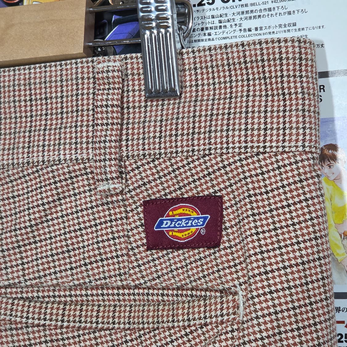 디키즈 JPN 하운드투스체크 코튼 스커트 상품이미지2