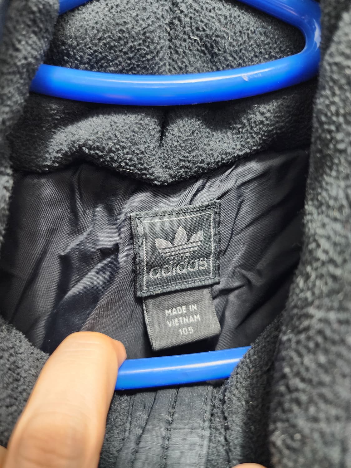 아디다스 오리지널 오리털 블랙 패딩  상품이미지5