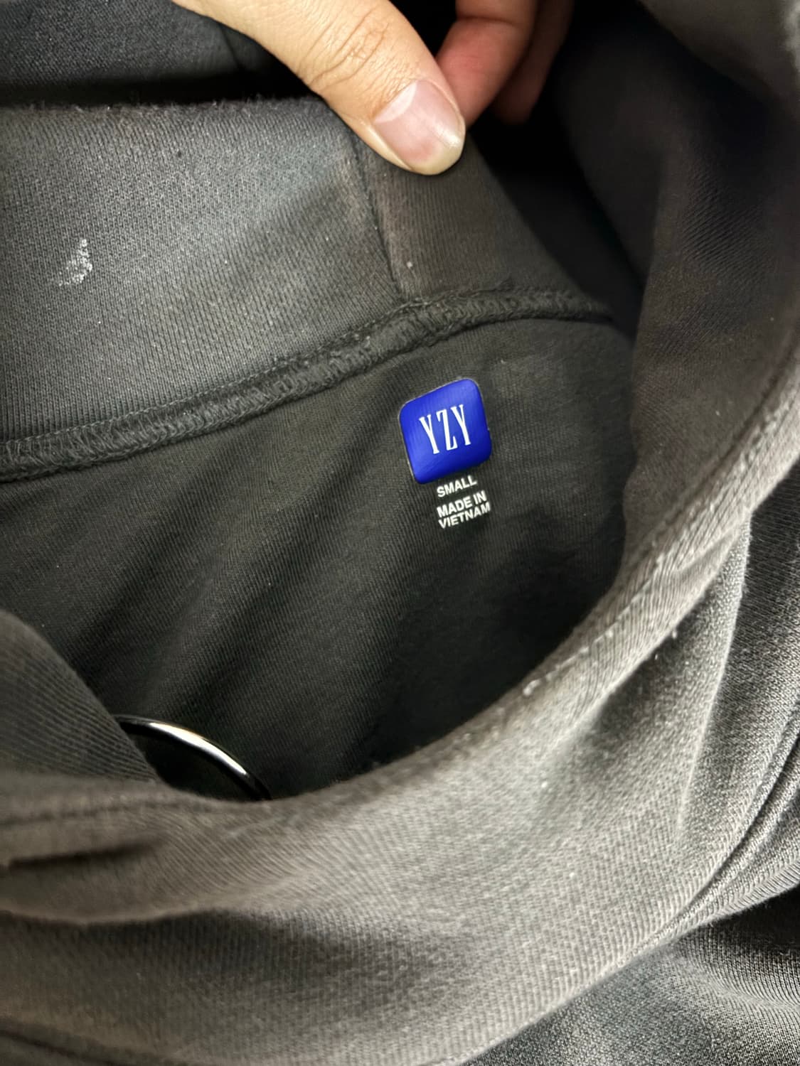 이지 갭 발렌시아가 도브 후드 S 블랙(워시드x) 베트남 상품이미지2