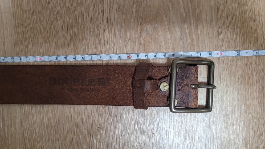 더블알엘(RRL) - 디스트레스드 레더 벨트 (탠) 30 사이즈 상품이미지2